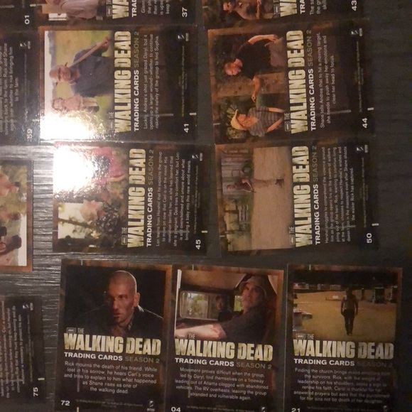28 walking dead cards for sale - Picture 11 of 11